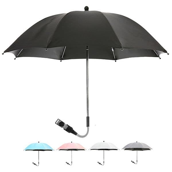 Umbrellas Flexible adjustable baby stroller umbrella frame accessories installation multi-purpose wheelchair umbrella frame bicycle connector 230330