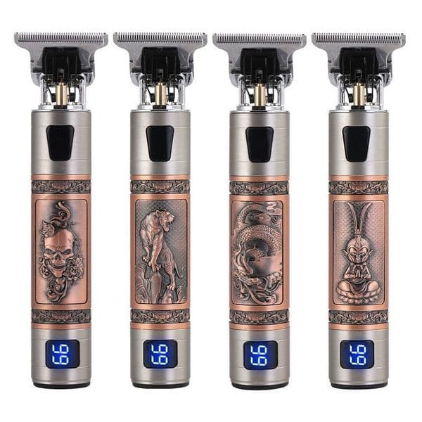 LCD Display Hair Clipper Professional Electric Shaver For Men Razor Men Mower Beard Trimmer Barber Shaving Machine Barbershop Tool USB Rechargeable