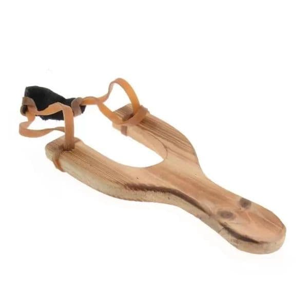 Party Favor Fidget Toys Wooden Material Slingshot Rubber String Fun Traditional Kids Outdoors catapult Interesting Hunting Props Toys FY2901 0331