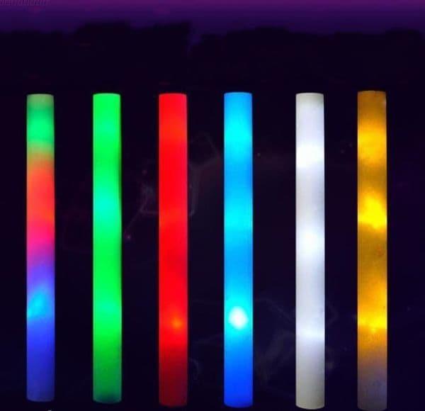 LED Light Sticks Foam Props Concert Party Flashing Glow Sticks Halloween Christmas Festival Children Toys Gifts SN762