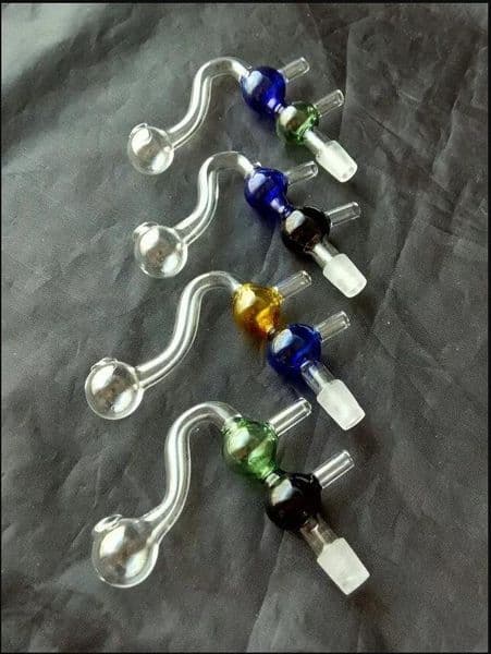 Smoking Pipes Two bubble pot ,Wholesale Bongs Oil Burner Pipes Water Pipes Glass Pipe Oil Rigs Smoking