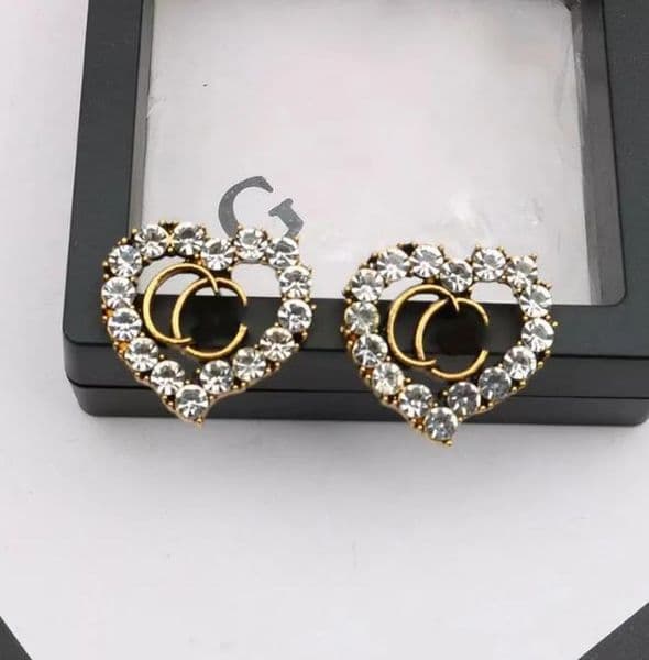 Classic Gold Plated Designers Earrings Letter Ear Stud Women Geometric Earring for Wedding Party Jewerlry Accessories