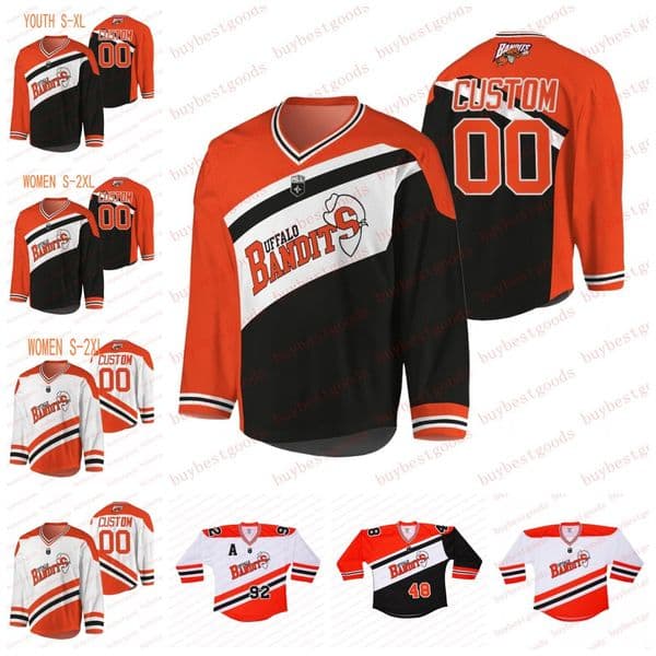 Custom NLL Buffalo Bandits Jersey 92 Dhane Smith Tehoka Nanticoke Chase Fraser Josh Byrne Connor Fields Matt Vinc Steve Priolo Chris Cloutier Nick Weiss Frank Brown