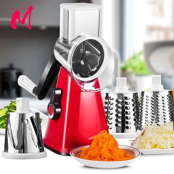 Fruit Vegetable Tools Manual Vegetable Cutter Slicer Kitchen Accessories Multifunctional Round Rotate Slicer Potato Cheese Kitchen Gadgets 230511