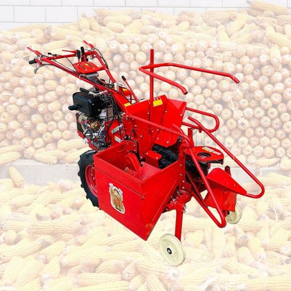 Hand Push Corn Harvester Single Row Corn Combine Harvester Small Corn Combine Harvester