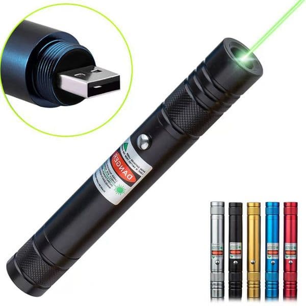 2026 New 710 USB Charger Pointers Green Light 532Nm Adjustable Focus Laser Pen With Box Package Free Shipping