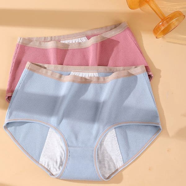 Women's Panties Women's Large Size Panties Mid-Waist Leak-Proof Physiological Pants Cotton Lingerie Menstrual Period Aunt Underwear Ladies 230516