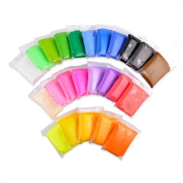Kids Super Light Slime Mud Hand Putty Play Clay No Smell Stress Relief Clay Toy 24 Color Dough & Modeling USEU