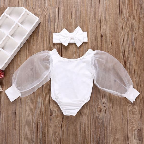 Clothing Sets Autumn born Infant Girl Clothes Fashion Lovely Long Sleeve Bodysuit Kids Girls Clothing Set Baby Girls Costume 2pcs Suit 230517