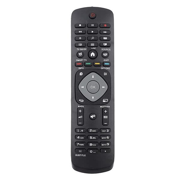 Replacement Smart Remote Controller 398GR8BDXNEPHH for Philips TV with Netflix HOF16H303GPD24 398GR08B