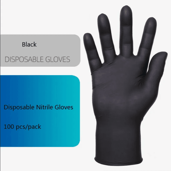 2026 Top Quality Disposable Latex - 50 Pairs Protective Nitrile Gloves For Salon, Household, And Cleaning Use Free Shipping