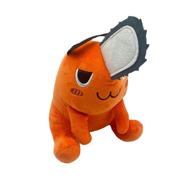 Manufacturers wholesale 25cm chainsaw man Pochita dog plush toys cartoon film and television peripheral dolls for children's gifts