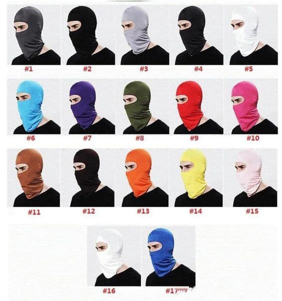 Car-Partment Ski Snowboard Wind Cap Outdoor Sports Neck Mask Police Cycg Balaclavas Motorcycle Face Mas 17 Colors G0525 1028