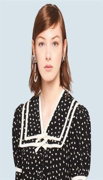 Dangle Chandelier Exquisite Luxury Miu Letters Earrings Inlaid Shiny Full Zircon Brooch Brand Designer Female Fashion Personalit