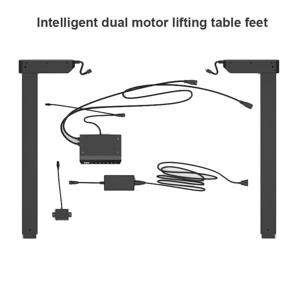 Multifunctional Electric Stand Up Desk Intelligent Lifting Desk Frame Smart Living Room Electric Lifting Frame Leg Accessories