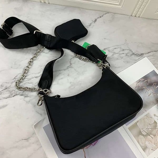 Tote Bag designer bag Nylon Shoulder Bags Fashion Handbag Chains 2005 Woman Luxurys Lady Womens Crossbody Hobo Handbags Women 2000 Wallet Purses