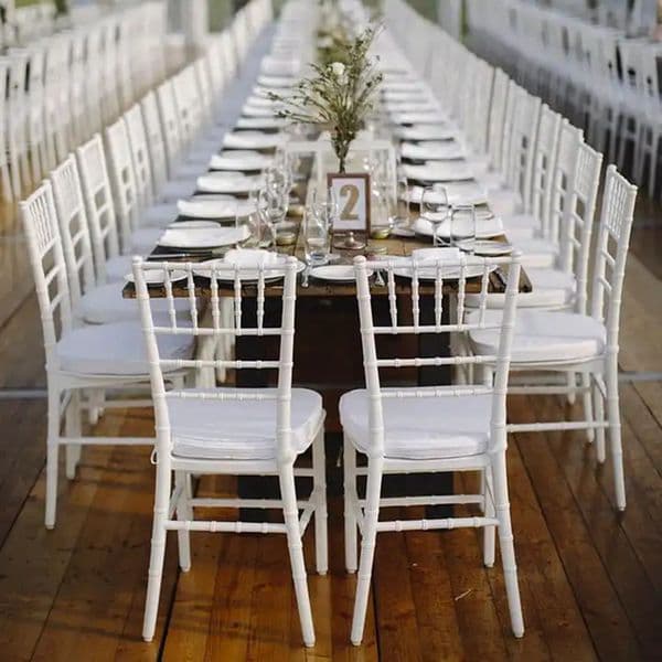 luxury white PCstacking event party hotel furniture chiavari wedding chairs Event Napoleon Chair Popular White Wedding Chiavari Chair and for Banquets100