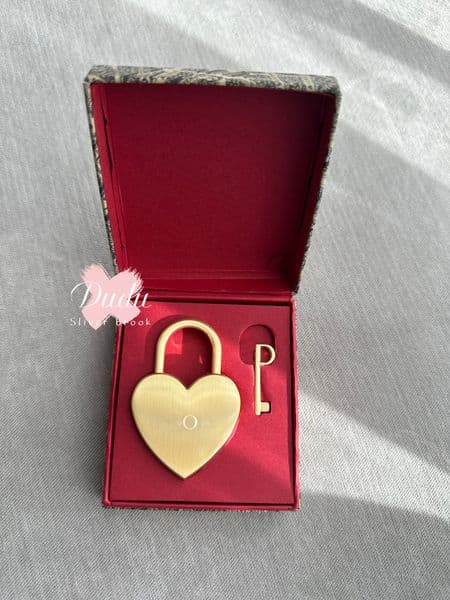Party Favor Heart Lock With Key Decoration Fashion Pendant For Bag Creative Gift Packing Box Beaute.Gift 456982