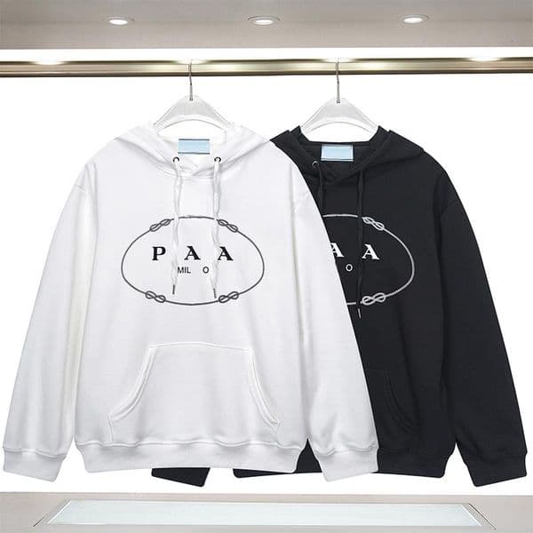 Men Hoodie Women Print Hoodies Designer Pullover Winter Embroidery Design Couple Sweatshirts Causal Hip Hop Streetwear Black White Colors