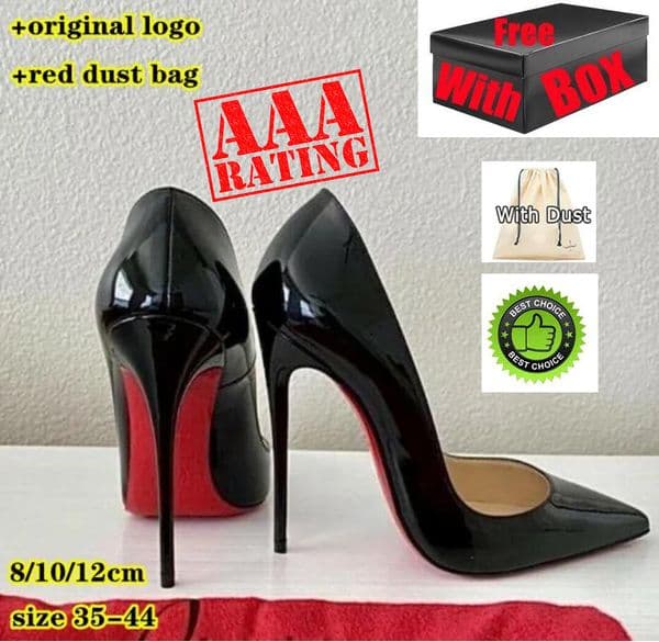 Womens Heels Luxury Dress Shoes Red Bottoms high heels designer shoe woman platform Luxury High Heel shoes bing 8cm 10cm 12cm Shoe Round Pointed Toes Pumps