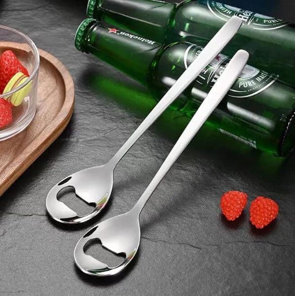 304 Stainless Steel Bottle Opener New Design Korean Dinner Household Thickened Rice Spoon