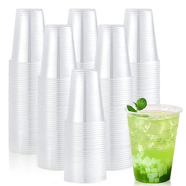 Wine Glasses 100PCS Disposable Clear Plastic Cup Outdoor Picnic Birthday Kitchen Party Tableware Tasting Cups for 231212