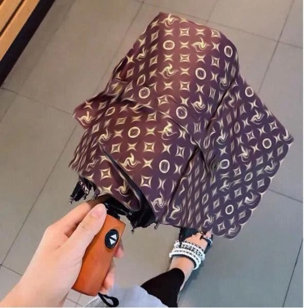 2026 2023 Fashion Hipster Automatic Folding Luxury Top Quality Outdoor Travel Designer Multifunction Sun Umbrellas Free Shipping