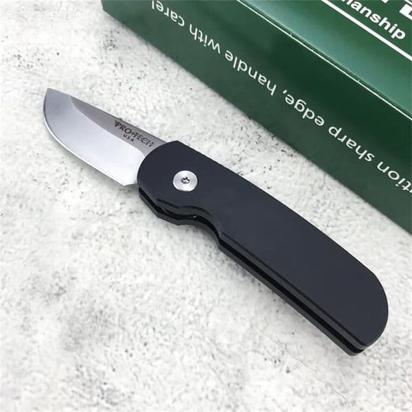 Mini Pro Tech 2203 Godfather Hunting Folding Knife T6-6061 Aluminum Alloy Tactical Knifes Outdoor Survival Defense Easy To Carry Knives folding knife 3300 5201