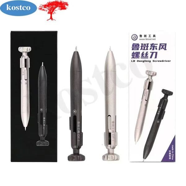 Screwdrivers Luban D Dongfeng Screwdriver 4 in 1 360° HighSpeed Rotary Pen With One Key Switch 231215