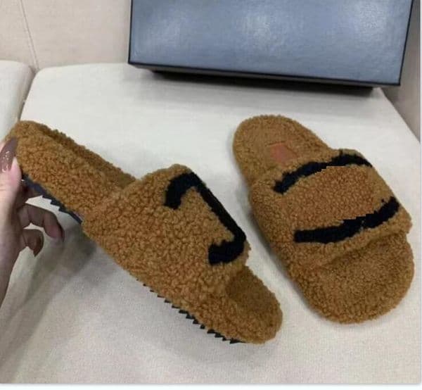 PASEO FLAT COMFORT MULE Slide Designer Fashion Women Wool Sandals Warm Comfort Slippers Woman Slipper Shoes Slides Scuffs fur shoe Sandal Size 34-42 V693 Q251230