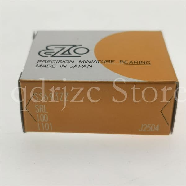 10 pcs EZO Miniature Deep Groove Ball Bearing 693HZZ SS693ZZ = DDR-830ZZ W619/3-2Z 3mm X 8mm X 4mm