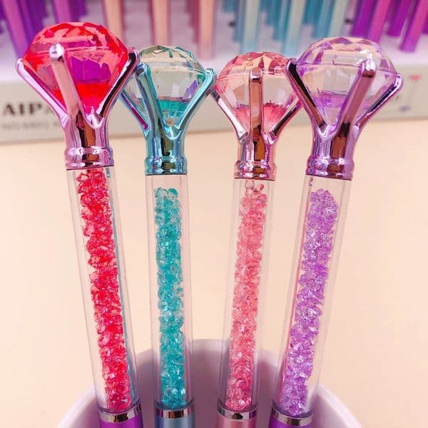 48 PieceBox Stationery Ballpoint Pen Cute Creative Sweet Lovely Pretty Diamond Funny Pens 231220