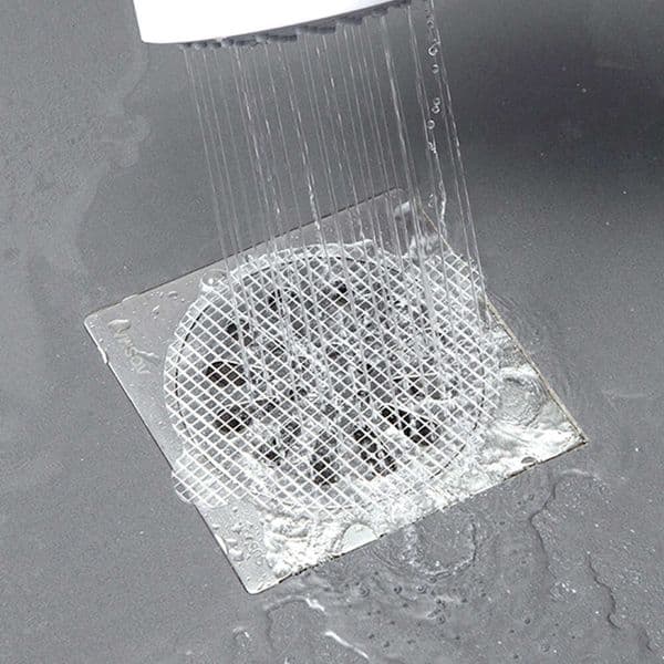 Upgrade 10Pcs Anti-Blocking Filter Screen Disposable Floor Sticker Hair Catcher Drain Stopper Cover Kitchen Bathroom Accessories B2