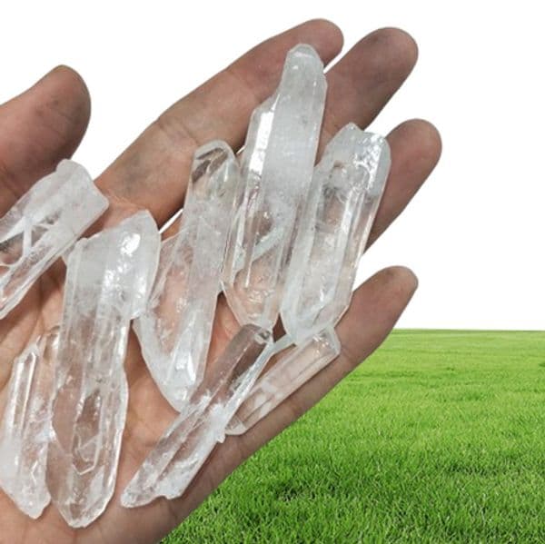 100g Bulk Rough white clear quartz Crystal Large Raw Natural Stones wand point specimen Reiki Crystal Healing drop about1