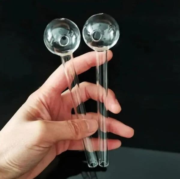 15CM glass pipe clear glass oil burner glass tube smoking pipes oil nail somking pipes water pipes