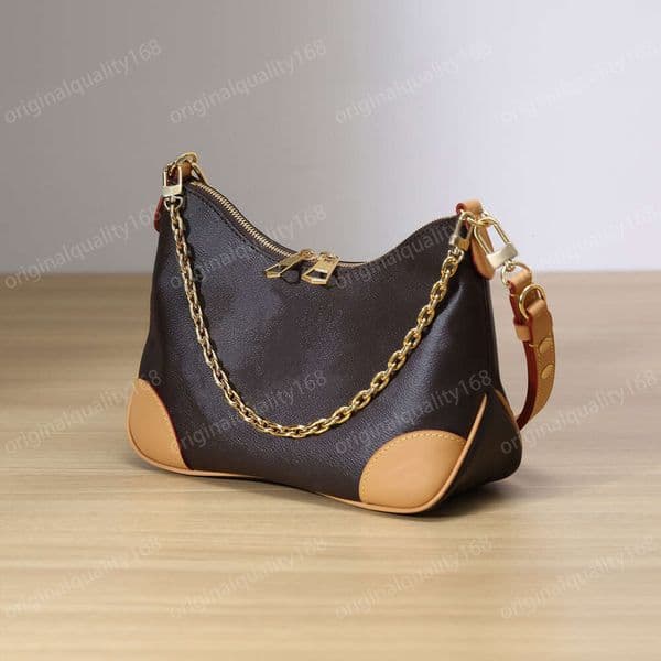 Luxury European original Boulogne handbag color changing leather elegant underarm canvas women's shoulder crossbody chain messenger bag designer brand classic