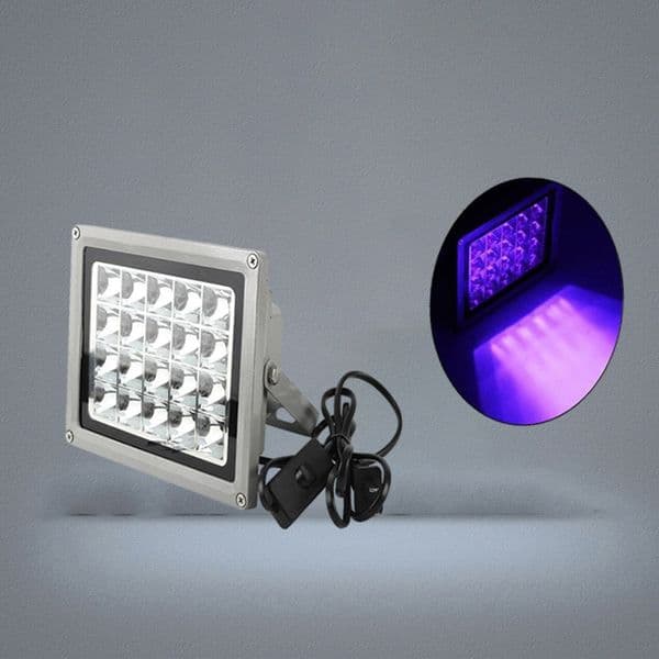 1pc 200W 395nm LED UV Resin Curing Light Lamp for Resin Solidify Posensitive SLA DLP 3D Printer Parts