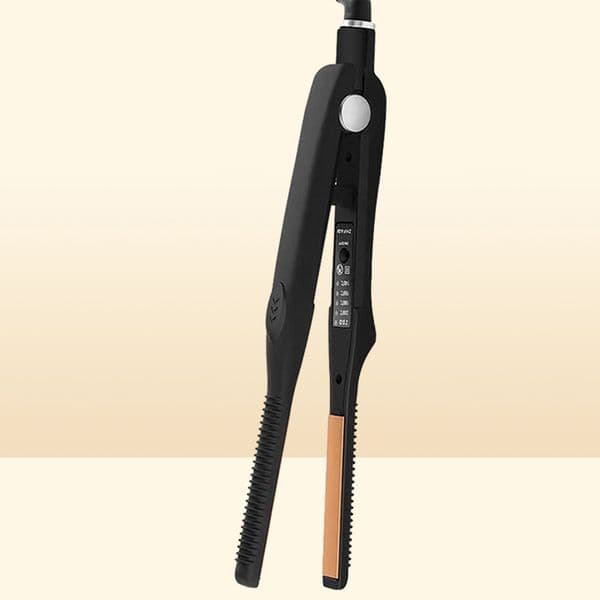 Hair Curlers Straighteners 2 in 1 Straightener and Curler Professional Salon Tool Fast Heating Travel Curling Iron Mini Straighten