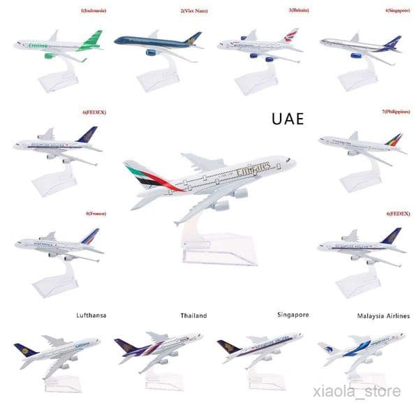2026 New Aircraft Modle 16Cm Original A380 Airbus UAE Lufthansa Boeing 747 Diecast Metal Model 1 400 Collection Plane Toy Gifthkd230701 Free Shipping