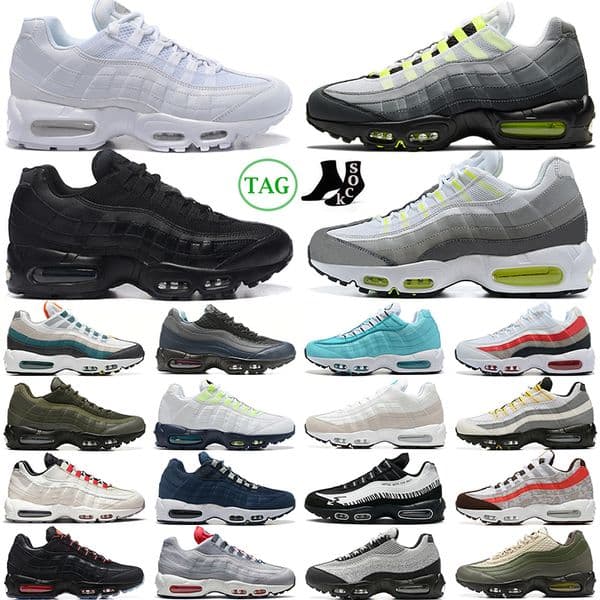 2025 running shoes men women Neon Triple Black White Neon Grey Red Matte Olive Midnight Navy Tour Yellow mens outdoor sneakers sports trainer