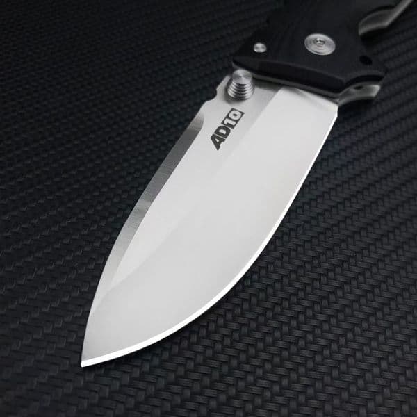 CS AD 10 Folding Knife S35VN pocket knife fixed blade knife White couteau Drop Point Blade Handle AD10 AD15 AD 15 Tactical Knives with Retail Box thumbnail 2