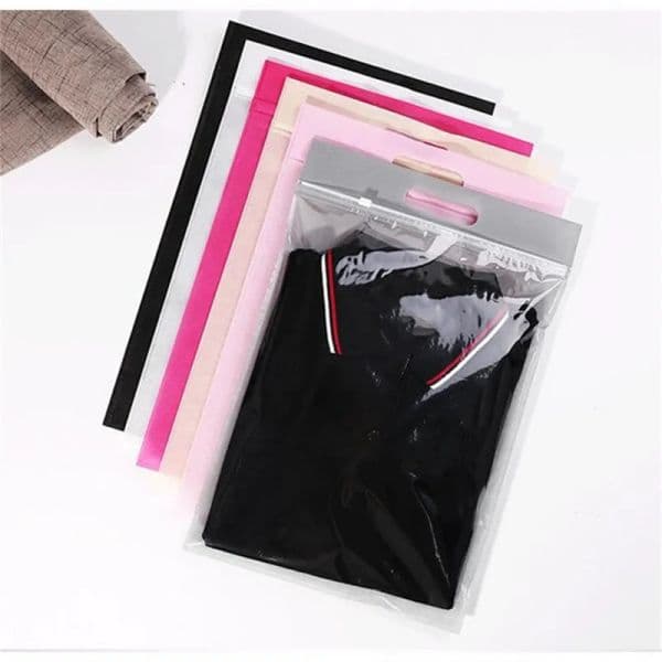 30*40+5cm 6 Colors New Non-woven Bags with Zipper for Clothes Self Sealing Packaging Bag with Handle Package