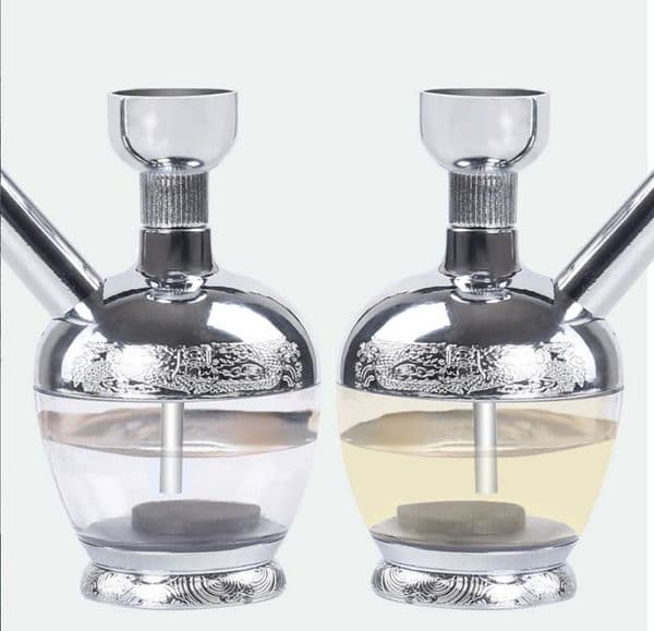 Smoking Pipes Dual purpose water pipe portable men's dual filter detachable circulating cleaning