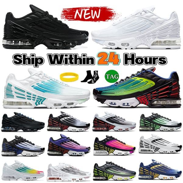 Tn 3 Running Shoes Men Women Plus Low Shoe Triple Black White Pink Aqua Mesh Crater Ghost Green Michigan Runner Sneakers Mens Sport Sneaker Womens Outdoor Trainers