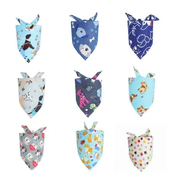 Dog Apparel Puppy Pet bandanas Collar scarf Bow tie Cotton Most Fashionable
