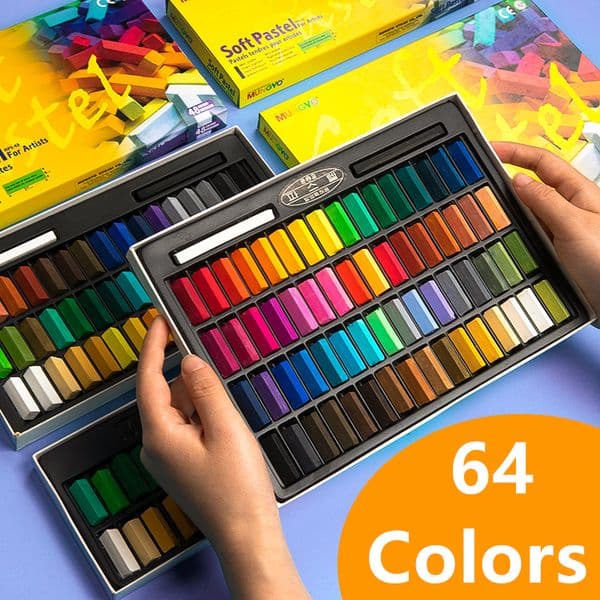 Markers Korea Mungyo Soft Pastel Drawing Art 24324864 Colors Set Square Mini Colored Chalk 230706