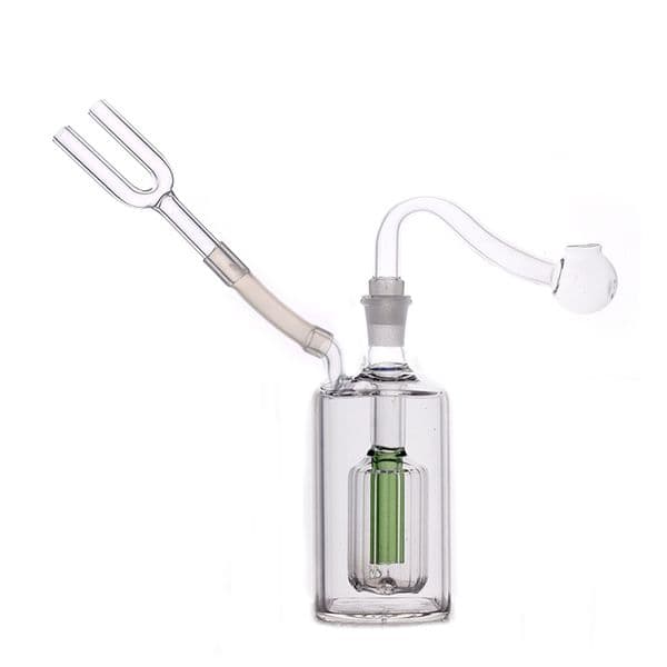 10mm Female Glass Oil Burner Bong Water Pipes with Snuff Snorter Sniffer Thickash Catcher Hookah Recycler Hand Bongs with Male Glass Oil Burner Pipe