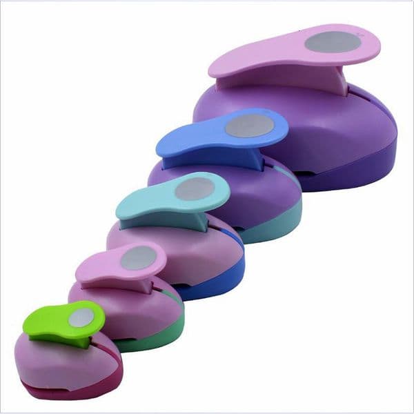 Other Desk Accessories 975mm 36pcslot Circle Punch Craft DIY Hole Paper Cutter Children Scrapbooking Punches Kid Toy Embossing 230707