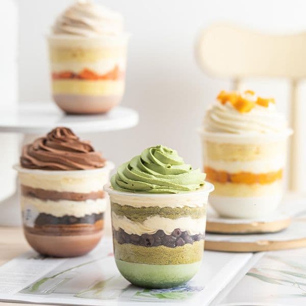 Packaging Boxes 50Pcs Disposable Mousse Cake Cup with Lid Transparent Plastic Pudding Jelly Dessert Yogurt Cake Cups Party Favors Packaging Box 230710