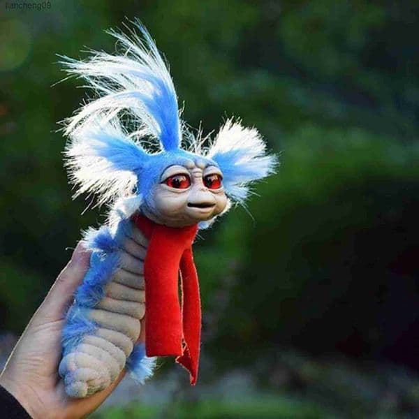 Worm from Labyrinths 7.5inch Labyrinth The Worm Plushies Toys Handmade Worm Stuffed Toy Funny Present Plush Doll Funny Gifts#g3 L260526
